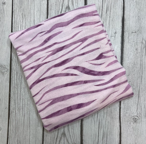 Ready to Ship Sweater Knit Purple Zebra Animals makes great bows, bummies, and more, Other