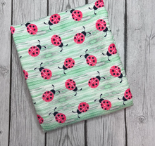 Load image into Gallery viewer, Ready to Ship Bullet Ladybug Love Animals makes great bows, head wraps, bummies, and more.