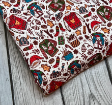 Load image into Gallery viewer, Ready to Ship Bullet Ugly Christmas Sweater makes great bows, head wraps,  bummies, and more.