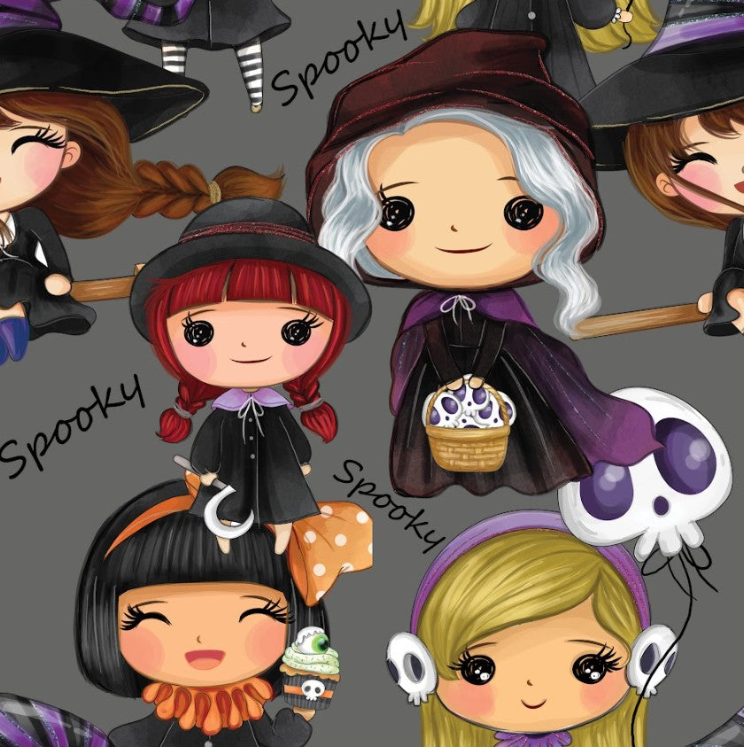 Pre-Order Bullet, DBP, Velvet and Rib Knit Halloween Witch Characters makes great bows, head wraps, bummies, and more.