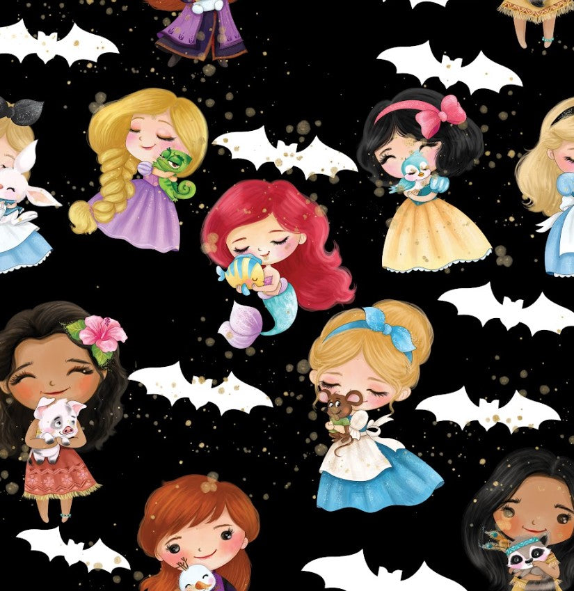 Pre-Order Bullet, DBP, Velvet and Rib Knit Halloween Princess Characters makes great bows, head wraps, bummies, and more.