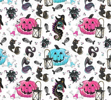 Load image into Gallery viewer, Pre-Order Mermaid Halloween Bullet, DBP, Rib Knit, Cotton Lycra + other fabrics