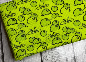 Pre-Order Sea of Poison Apples Halloween Bullet, DBP, Rib Knit, Cotton Lycra + other fabrics