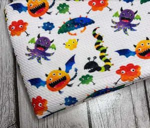 Pre-Order The Cutest Halloween Monsters Bullet, DBP, Rib Knit, Cotton Lycra + other fabrics
