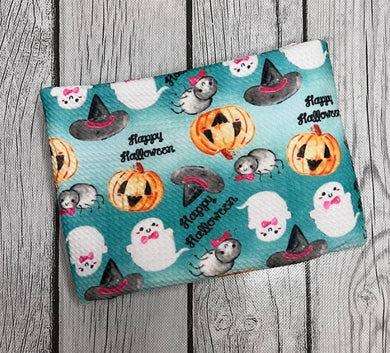 Pre-Order Happy Halloween Friends Bullet, DBP, Rib Knit, Cotton Lycra + other fabrics