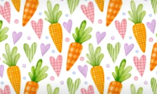 Pre-Order Easter Carrot Love Food Animals Bullet, DBP, Rib Knit, Cotton Lycra + other fabrics