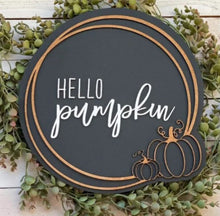Load image into Gallery viewer, Hello Pumpkin Sign