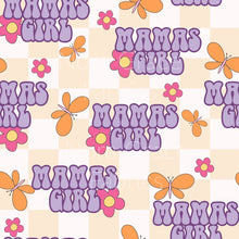 Load image into Gallery viewer, Pre-Order Mama&#39;s Girl Floral Title Bullet, DBP, Rib Knit, Cotton Lycra + other fabrics