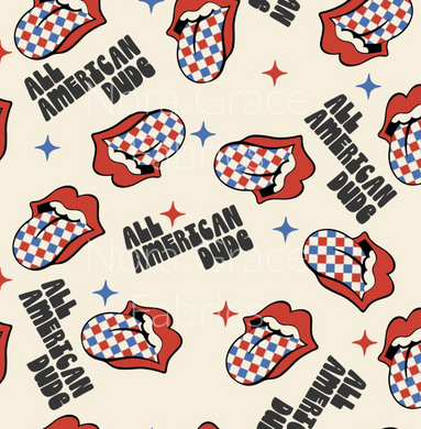Pre-Order All American Dudes Fourth of July Bands Bullet, DBP, Rib Knit, Cotton Lycra + other fabrics
