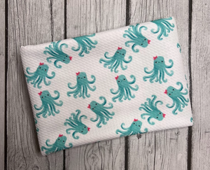 Pre-Order Octopus Girl Animals Bullet, DBP, Rib Knit, Cotton Lycra + other fabrics