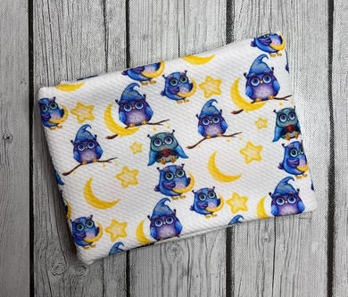 Pre-Order Goodnight Little Owls Animals Bullet, DBP, Rib Knit, Cotton Lycra + other fabrics