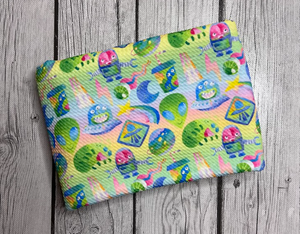 Ready to Ship Bullet Space Aliens Boy Print makes great bows, head wraps, bummies, and more.