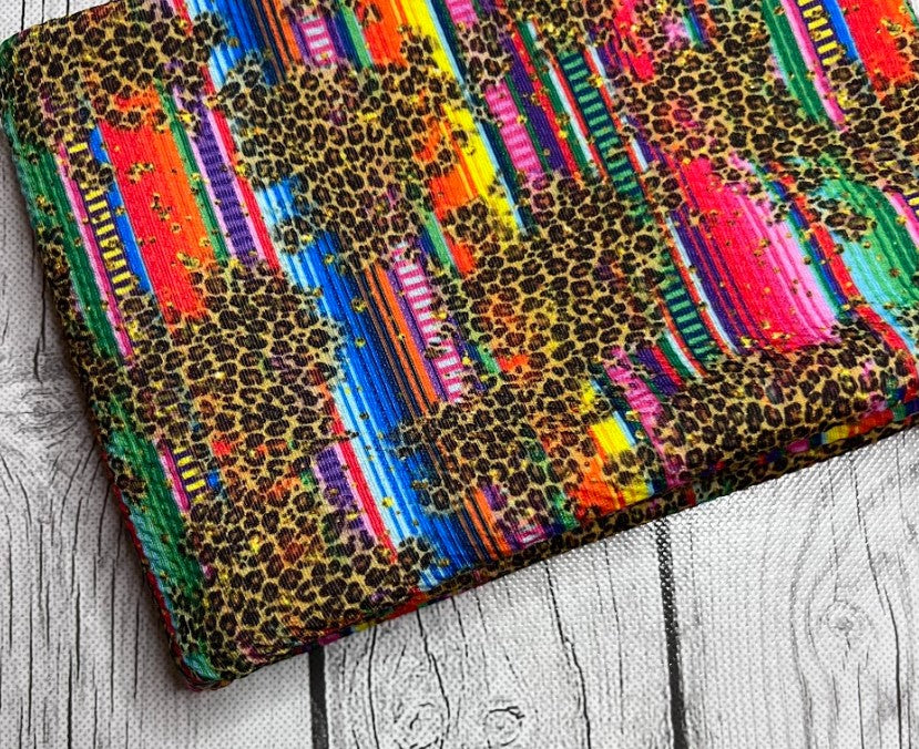 Pre-Order Cheetah Serape Animals 2 Bullet, DBP, Rib Knit, Cotton Lycra + other fabrics
