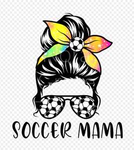 Sublimation-Tie Dye Soccer Mama Sports Theme T-shirts, Sweatshirts, Mugs and much more!!