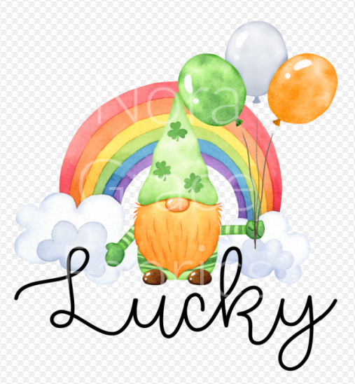 Sublimation-Lucky Leprechaun Rainbow St. Patrick's Day T-shirts, Sweatshirts, Mugs and much more!!