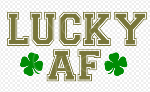 Sublimation-Lucky AF St. Patrick's Day T-shirts, Sweatshirts, Mugs and much more!!