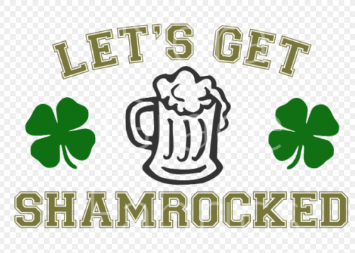 Sublimation-Let's Get Shamrocked St. Patrick's Day T-shirts, Sweatshirts, Mugs and much more!!