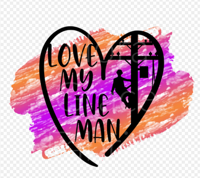 Sublimation-Love My Line Man Career T-shirts, Sweatshirts, Mugs and much more!!