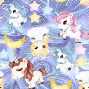 Pre-Order Stars & Moons Little Ponies Characters Bullet, DBP, Rib Knit, Cotton Lycra + other fabrics