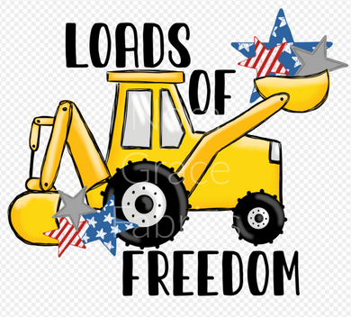 Sublimation-Fourth of July Sweet Loads of Freedom Construction T-shirts, Sweatshirts, Mugs and much more!!