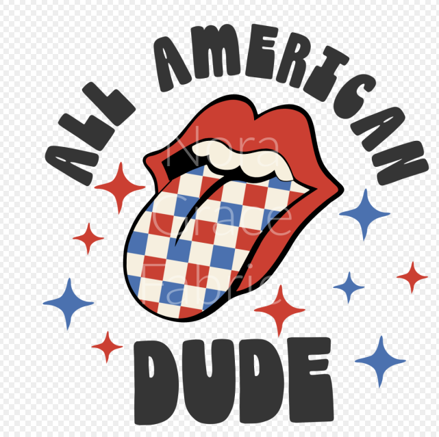 Sublimation-Fourth of July All American Dude T-shirts, Sweatshirts, Mugs and much more!!