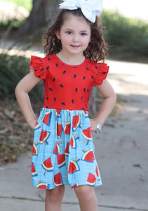 Summer Watermelon Dress