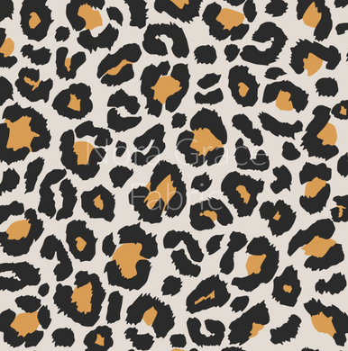 Pre-Order Gray Cheetah Animals Print Bullet, DBP, Rib Knit, Cotton Lycra + other fabrics