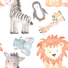 Load image into Gallery viewer, Pre-Order Zoo Animals Bullet, DBP, Rib Knit, Cotton Lycra + other fabrics