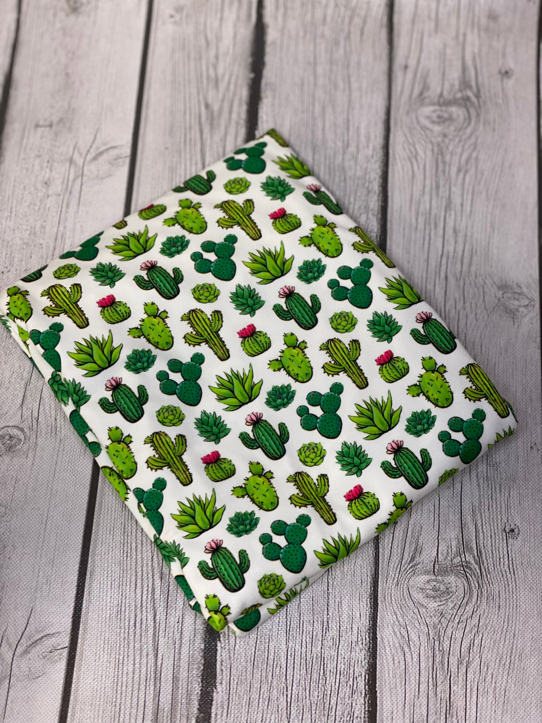 Pre-Order Bullet, DBP, Velvet and Rib Knit fabric Cactus and Succulents Floral makes great bows, head wraps, bummies, and more.