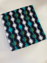Load image into Gallery viewer, Ready to Ship Waffle Knit Teal Cheetah Aztec Western Animals