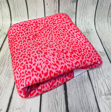 Load image into Gallery viewer, Pre-Order Red Cheetah Animals Bullet, DBP, Rib Knit, Cotton Lycra + other fabrics