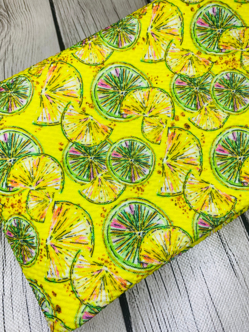 Ready to Ship Bullet Summer Lemon Slices Food makes great bows, head wraps, bummies