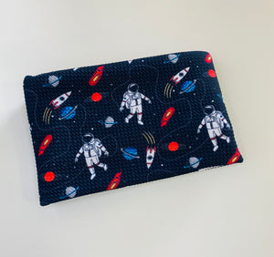 Pre-Order Astronaut in Outerspace Career Boys Print Bullet, DBP, Rib Knit, Cotton Lycra + other fabrics