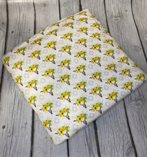 Load image into Gallery viewer, Ready To Ship DBP Vintage Sunflower Floral Boho Skull Western makes great bows, head wraps, bummies, and more.