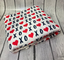 Load image into Gallery viewer, Ready to Ship DBP XOXO Hearts Valentine Shapes makes great bows, head wraps, bummies, and more.