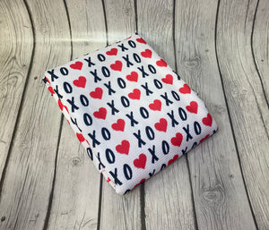 Pre-Order Bullet, DBP, Velvet and Rib Knit fabric XOXO Hearts Valentine Shapes makes great bows, head wraps, bummies, and more.