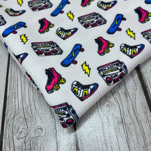 Ready to Ship Bullet 90s Skate Jam Boy Print makes great bows, head wraps, bummies, and more.