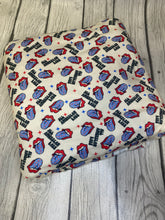 Load image into Gallery viewer, Ready to Ship DBP Fabric All American Babe Fourth of July Bands makes great bows, head wraps, bummies, and more.