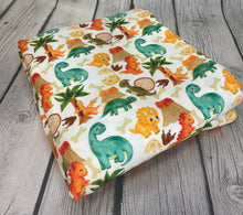 Load image into Gallery viewer, Pre-Order Baby Print Dinosaurs Animals Bullet, DBP, Rib Knit, Cotton Lycra + other fabrics