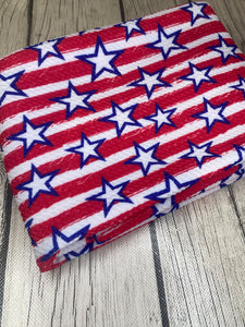 Ready to Ship Bullet Fourth of July Red Striped White Blue Stars Shapes makes great bows, head wraps, bummies, and more.