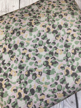 Load image into Gallery viewer, Pre-Order Army Cheetah Animals Career Bullet, DBP, Rib Knit, Cotton Lycra + other fabrics